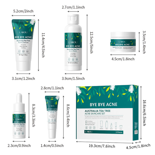 Facial Care Suit Facial Cleanser Cream Lotion Gel